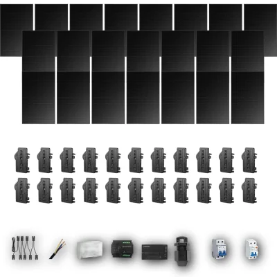 [ENPHASE-IQ8P-EXP-20260831] LONGI475 M 22P PV | Kit Solar Autoconsumo Enphase 10,45 kWp 22 Paneles LONGi 475Wp Full Black Monofásico 22 Paneles - CuencaSolar