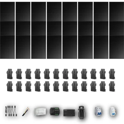 [ENPHASE-IQ8P-EXP-20260831] LONGI475 M 24P PV | Kit Solar Autoconsumo Enphase 11,40 kWp 24 Paneles LONGi 475Wp Full Black Monofásico 24 Paneles - CuencaSolar