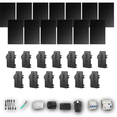 [ENPHASE-IQ8P-EXP-20260831] LONGI475 T 13P PV | Kit Solar Autoconsumo Enphase 6,17 kWp 13 Paneles LONGi 475Wp Full Black Trifásico 13 Paneles - CuencaSolar