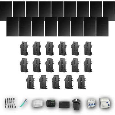 [ENPHASE-IQ8P-EXP-20260831] LONGI475 T 17P PV | Kit Solar Autoconsumo Enphase 8,07 kWp 17 Paneles LONGi 475Wp Full Black Trifásico 17 Paneles - CuencaSolar