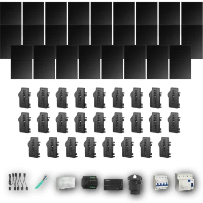 [ENPHASE-IQ8P-EXP-20260831] LONGI475 T 26P PV | Kit Solar Autoconsumo Enphase 12,35 kWp 26 Paneles LONGi 475Wp Full Black Trifásico 26 Paneles - CuencaSolar