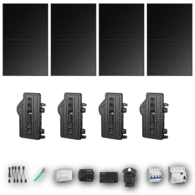[ENPHASE-IQ8P-EXP-20260831] LONGI475 T 4P PV | Kit Solar Autoconsumo Enphase 1,90 kWp 4 Paneles LONGi 475Wp Full Black Trifásico 4 Paneles - CuencaSolar