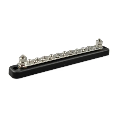Embarrado Victron Busbar 150A 2P (20 tornillos) + Cubierta - CuencaSolar