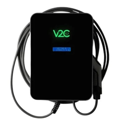 Cargador Vehículo Eléctrico V2C TRYDAN 7,4KW Cable T2 5M Monofásico - CuencaSolar