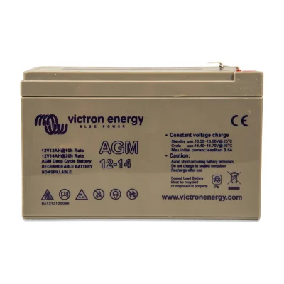 Batería AGM Victron Deep Cycle 12V 14Ah - CuencaSolar