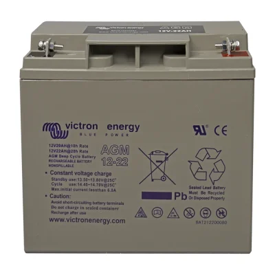 Batería AGM Victron Deep Cycle 12V 22Ah - CuencaSolar
