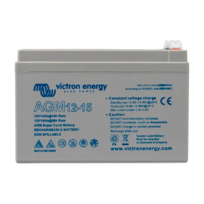 Batería AGM Victron Super Cycle 12V 15Ah - CuencaSolar