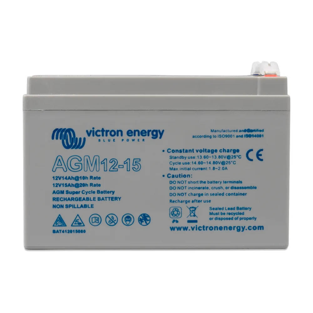 Batería AGM Victron Super Cycle 12V 15Ah - CuencaSolar