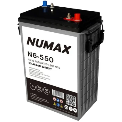 Batería GEL 550Ah C100 6V sin mantenimiento – N6-550 - CuencaSolar