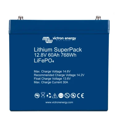Batería de Litio Victron SuperPack 12,8V 60Ah - CuencaSolar