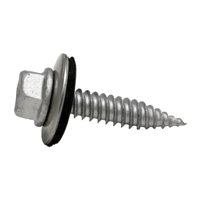 Tornillo Zincado con Arandela de Sellado Sunfer S42.1 (pack 100 uds) - CuencaSolar