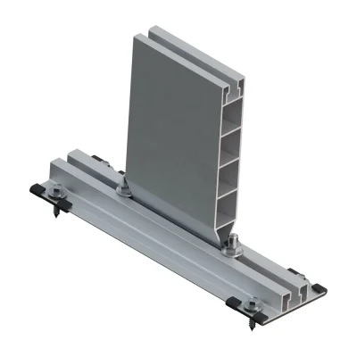 Micro-Rail Zincado para Chapa Curva Sunfer S94-380-ZN (pack 10 uds) - CuencaSolar