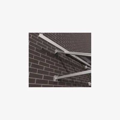 Kit de estructura Sunfer para 2 paneles solares en vertical – fachada inclinada 30–35° - CuencaSolar