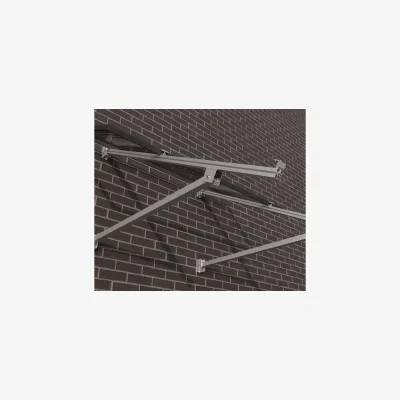 Kit de estructura Sunfer para 2 paneles solares en horizontal – fachada inclinada 30–35° - CuencaSolar