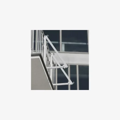 Kit de estructura Sunfer para 1 panel solar en horizontal – balcón regulable 3°, 15° o 30° - CuencaSolar