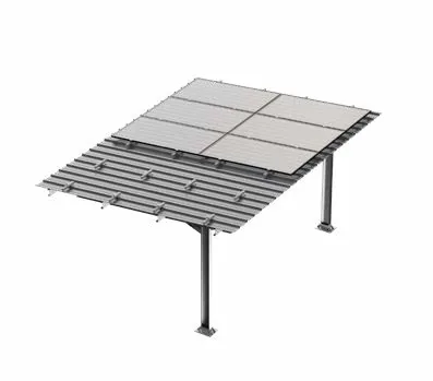 Marquesina solar Sunfer orientación sur para 4 plazas de aparcamiento – sin chapa - CuencaSolar