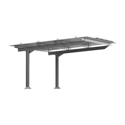 Marquesina de Aparcamiento Sunfer Simple sin Chapa para 8 Plazas PR1-SC-8 - CuencaSolar