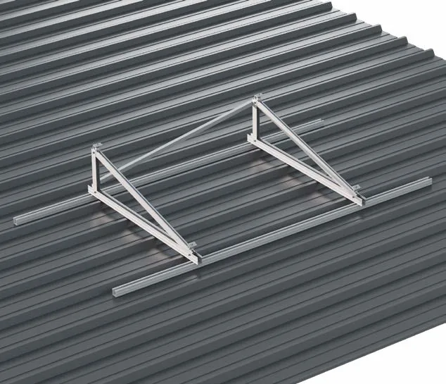 Kit de estructura Sunfer para 3 paneles solares en horizontal – soporte con subestructura integrada para cubierta plana, inclinada 30° - CuencaSolar