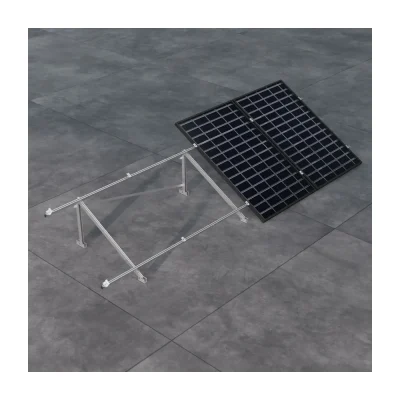 Kit Estructura Sunfer Inclinada 30º Triángulo Abierto para 4 Paneles Solares 08V - CuencaSolar