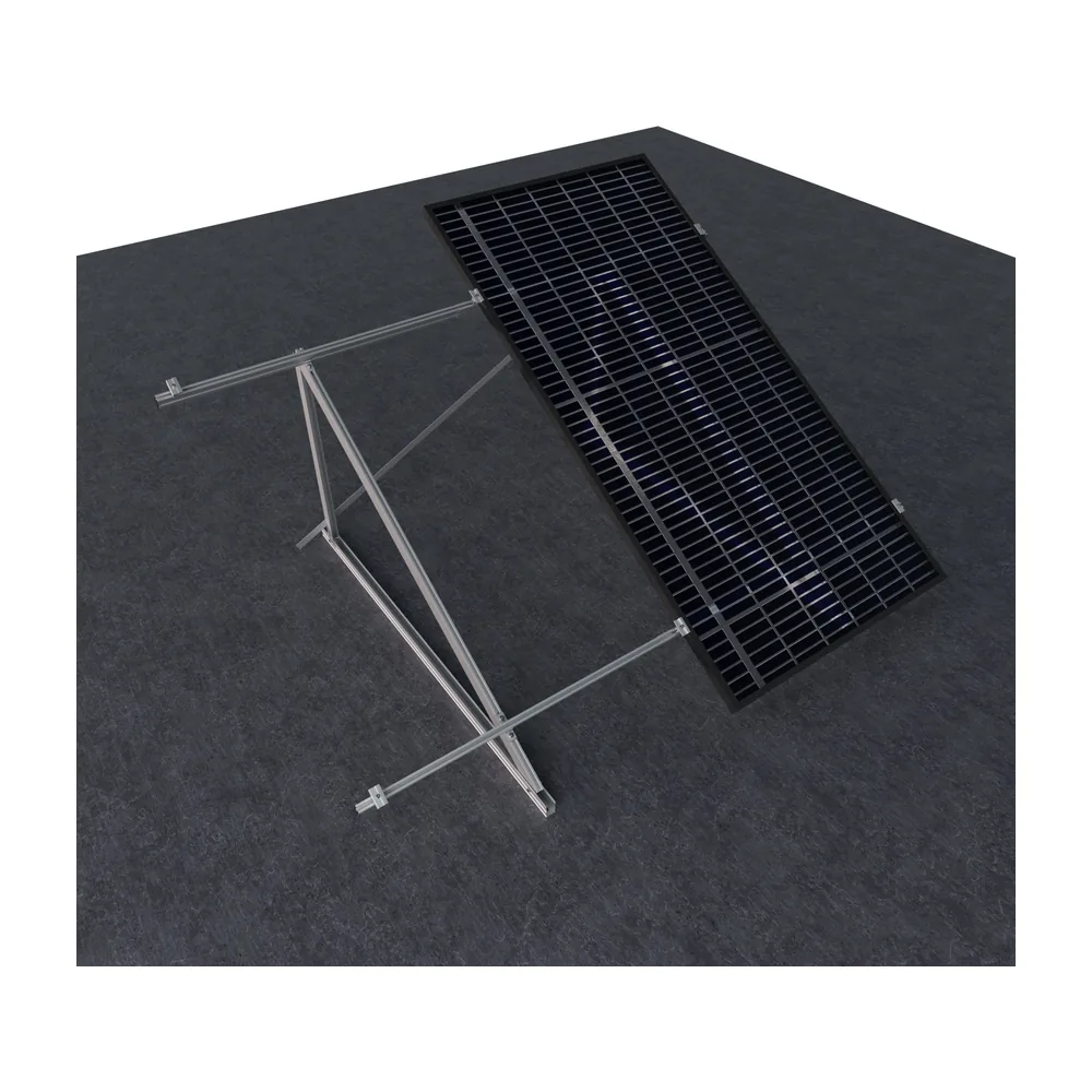 Kit Estructura Sunfer Inclinada 15º Triángulo Cerrado para 2 Paneles Solares hasta 2400 mm 11V - CuencaSolar