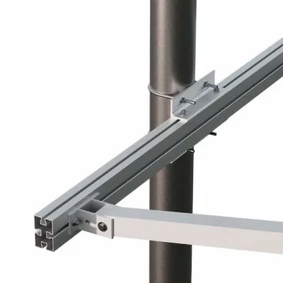 Kit de estructura Sunfer sobre poste para 1 panel solar en horizontal – inclinación 30° - CuencaSolar