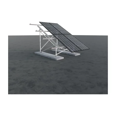 Kit Estructura Sunfer para Terreno 2 Filas 30º para 4 Paneles Solares 31V - CuencaSolar
