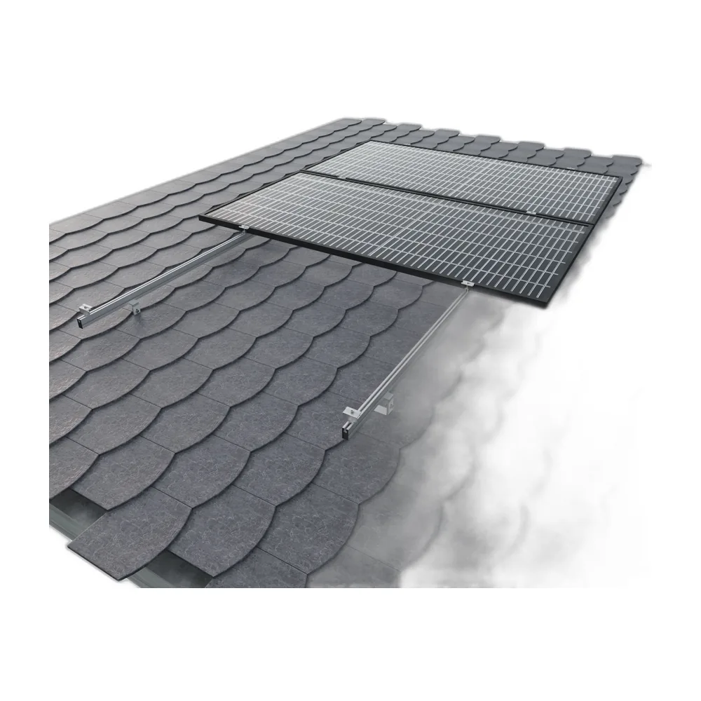 Kit Estructura Sunfer Coplanar Pizarra Salvatejas para 2 Paneles Solares 02.1V - CuencaSolar