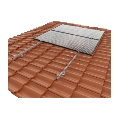 Kit Estructura Sunfer Coplanar Teja Salvatejas para 2 Paneles Solares 02.4V - CuencaSolar