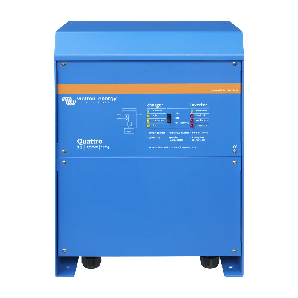 Inversor Cargador Victron Quattro 24/5000/120-100/100 - CuencaSolar
