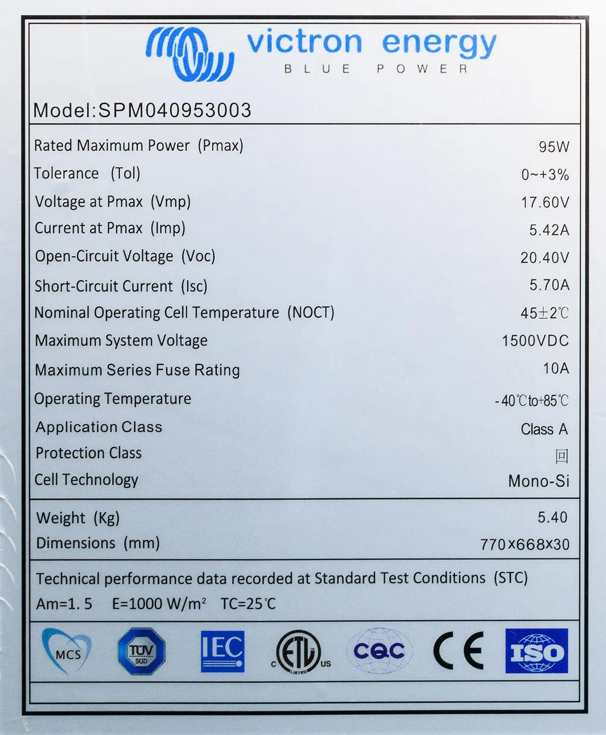 95W-30cellsMono770x66830mm4cback