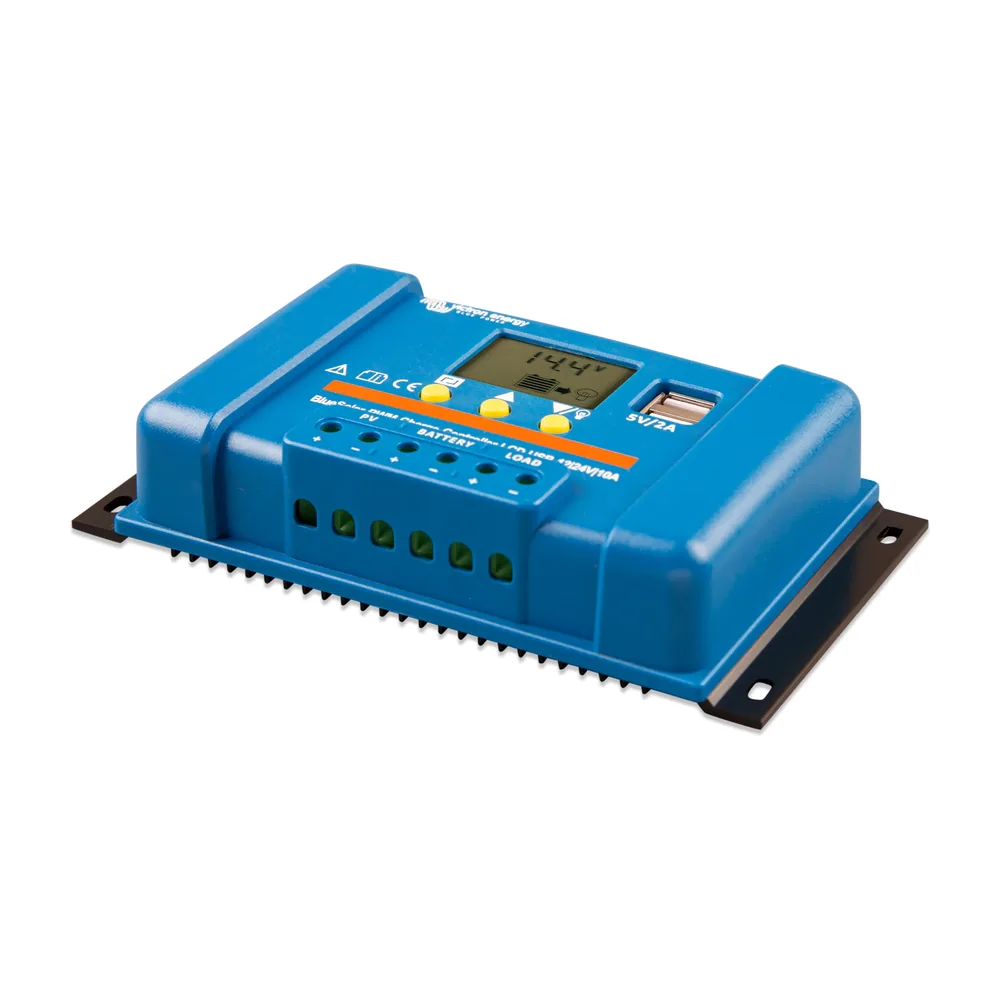 BlueSolarPWMChargeControllerLCDUSB12-24V10Aleft