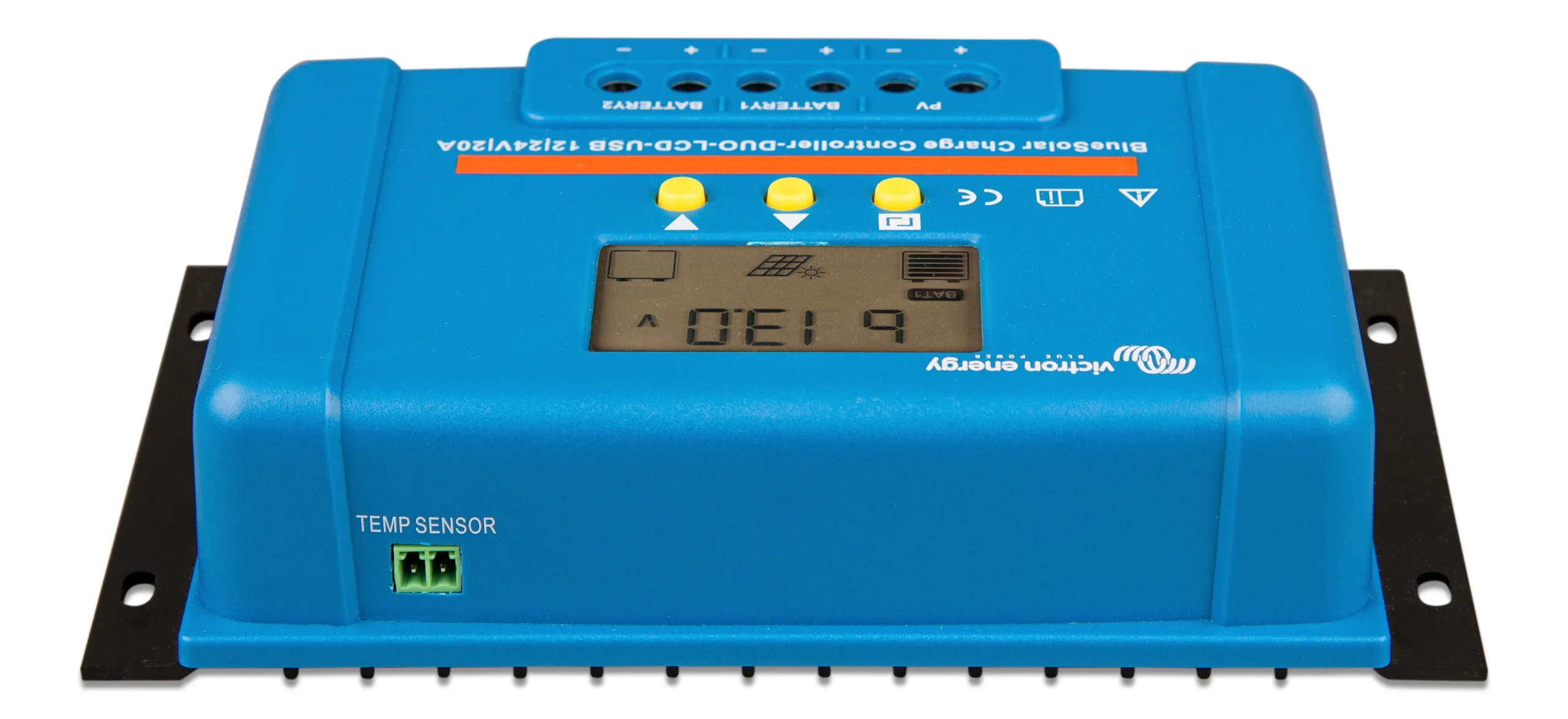 BlueSolarChargeControllerDUOLCDUSB12-24V-20Aback