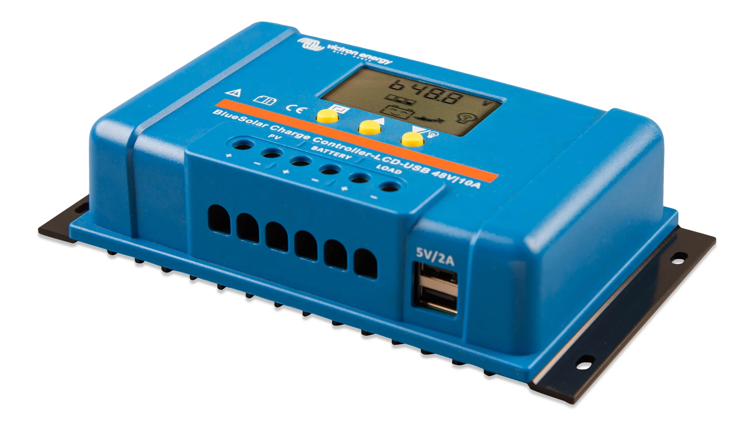 BlueSolarPWMChargeControllerLCDUSB48V-10Aleft