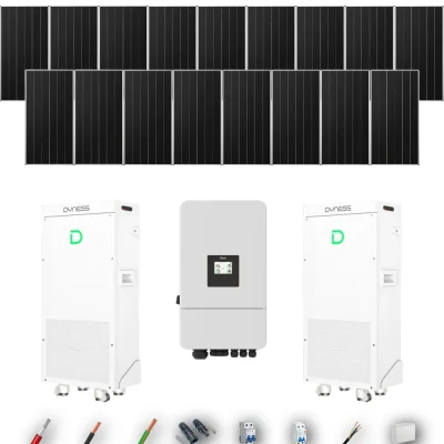 Kit Solar Aislada Deye 10kW 16xPanel Solar Aiko 665Wp 2xBatería Dyness 16kWh 17 Paneles - CuencaSolar