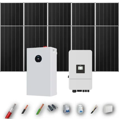 Kit Solar Aislada Deye 6kW 8xPanel Solar Aiko 665Wp Batería Deye 16kWh 10 Paneles - CuencaSolar
