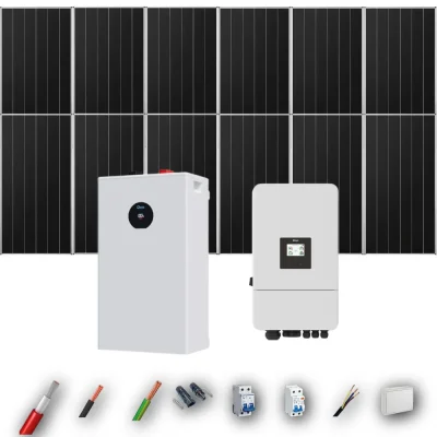 Kit Solar Aislada Deye 8kW 12xPanel Solar Aiko 665Wp Batería Deye 16kWh 12 Paneles - CuencaSolar
