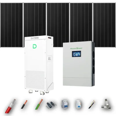 Kit Solar Aislada MasterPower 6kW 4xPanel Solar Aiko 665Wp Batería Dyness 16kWh 5 Paneles - CuencaSolar