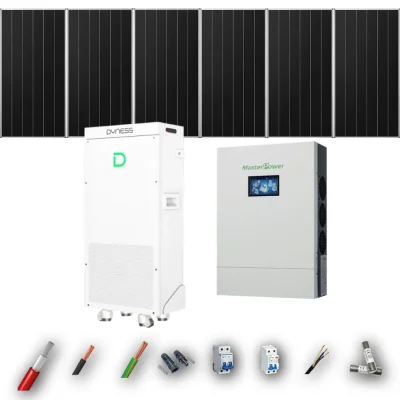 Kit Solar Aislada MasterPower 6kW 4xPanel Solar Aiko 665Wp Batería Dyness 16kWh 6 Paneles - CuencaSolar