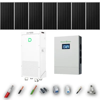 Kit Solar Aislada MasterPower 6kW 4xPanel Solar Aiko 665Wp Batería Dyness 16kWh 7 Paneles - CuencaSolar
