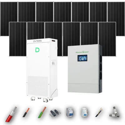 Kit Solar Aislada MasterPower 6kW 4xPanel Solar Aiko 665Wp Batería Dyness 16kWh 13 Paneles - CuencaSolar