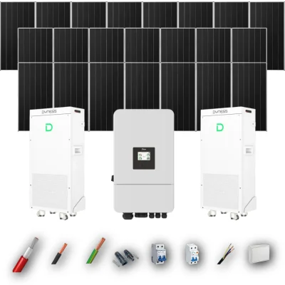 Kit Solar Autoconsumo Deye 12kW 21xPanel Solar Aiko 665Wp 2xBatería Dyness 16kWh 22 Paneles - CuencaSolar