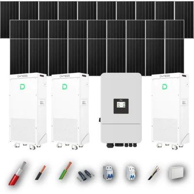 Kit Solar Autoconsumo Deye 18kW 28xPanel Solar Aiko 665Wp 3xBatería Dyness 16kWh 28 Paneles - CuencaSolar