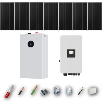 Kit Solar Autoconsumo Deye 5kW 4xPanel Solar Aiko 665Wp Batería Deye 16kWh 7 Paneles - CuencaSolar