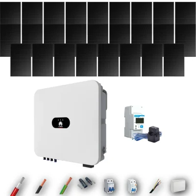 Kit Solar Full Black Autoconsumo Huawei 10kW 26xPanel Solar Longi 475Wp 26 Paneles - CuencaSolar