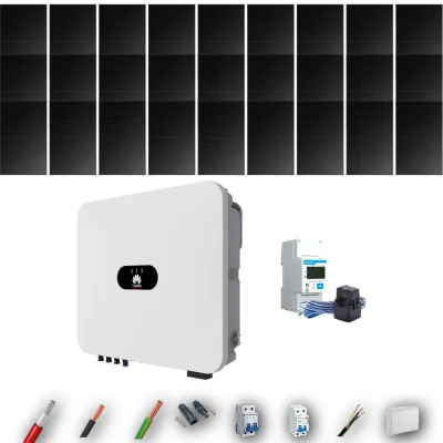Kit Solar Full Black Autoconsumo Huawei 10kW 26xPanel Solar Longi 475Wp 27 Paneles - CuencaSolar