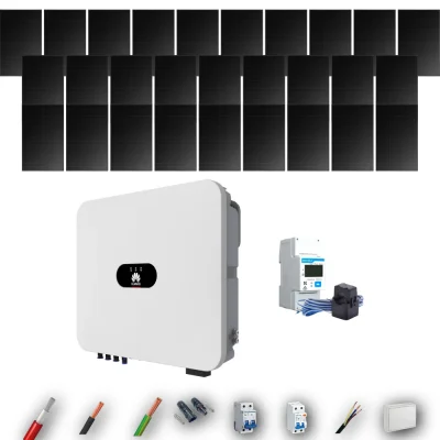 Kit Solar Full Black Autoconsumo Huawei 10kW 26xPanel Solar Longi 475Wp 28 Paneles - CuencaSolar