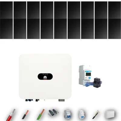 Kit Solar Full Black Autoconsumo Huawei 6kW 16xPanel Solar Hyundai 500Wp 18 Paneles - CuencaSolar