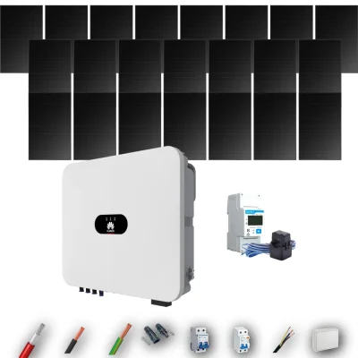 Kit Solar Full Black Autoconsumo Huawei 8kW 20xPanel Solar Hyundai 500Wp 22 Paneles - CuencaSolar