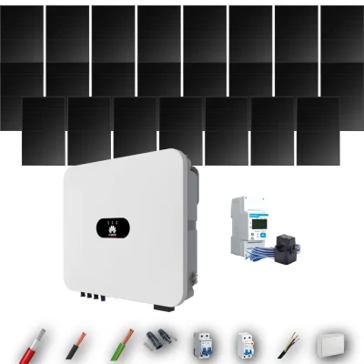 Kit Solar Full Black Autoconsumo Huawei 8kW 20xPanel Solar Hyundai 500Wp 23 Paneles - CuencaSolar