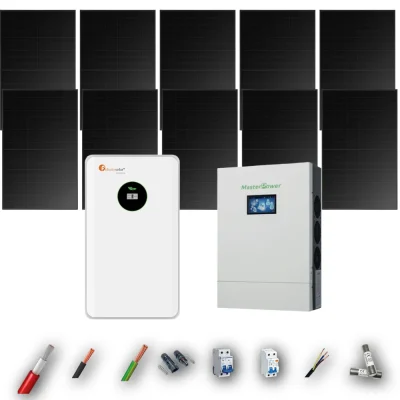 Kit Solar Full Black MasterPower 6kW 4xPanel Solar Longi 475Wp Batería Felicity 8,75kWh 10 Paneles - CuencaSolar